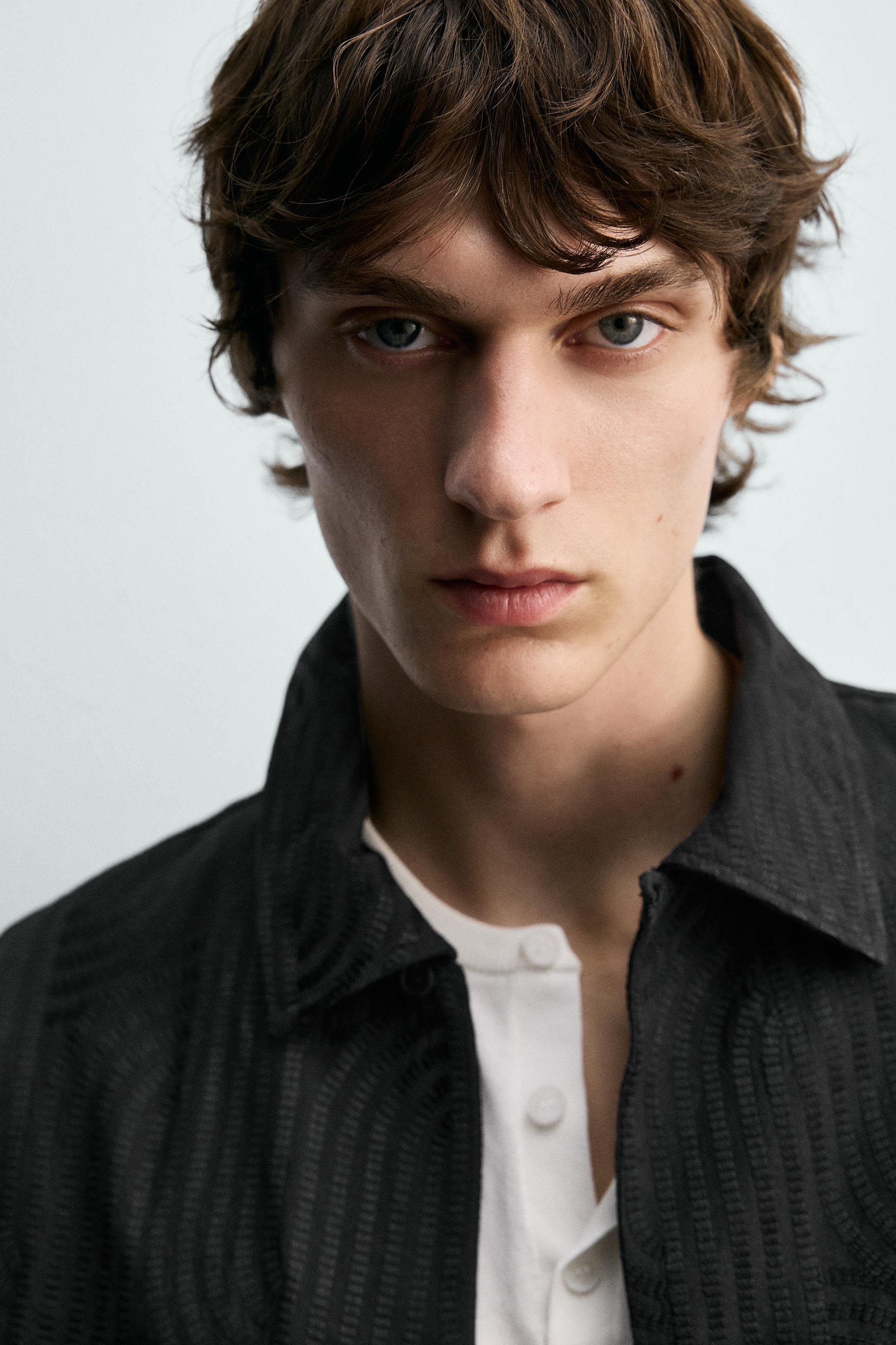 EMBROIDERED JACQUARD SHIRT